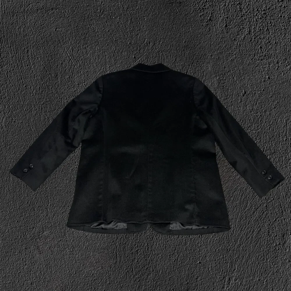 Vintage 100% Cashmere black Blazer Sport Coat
